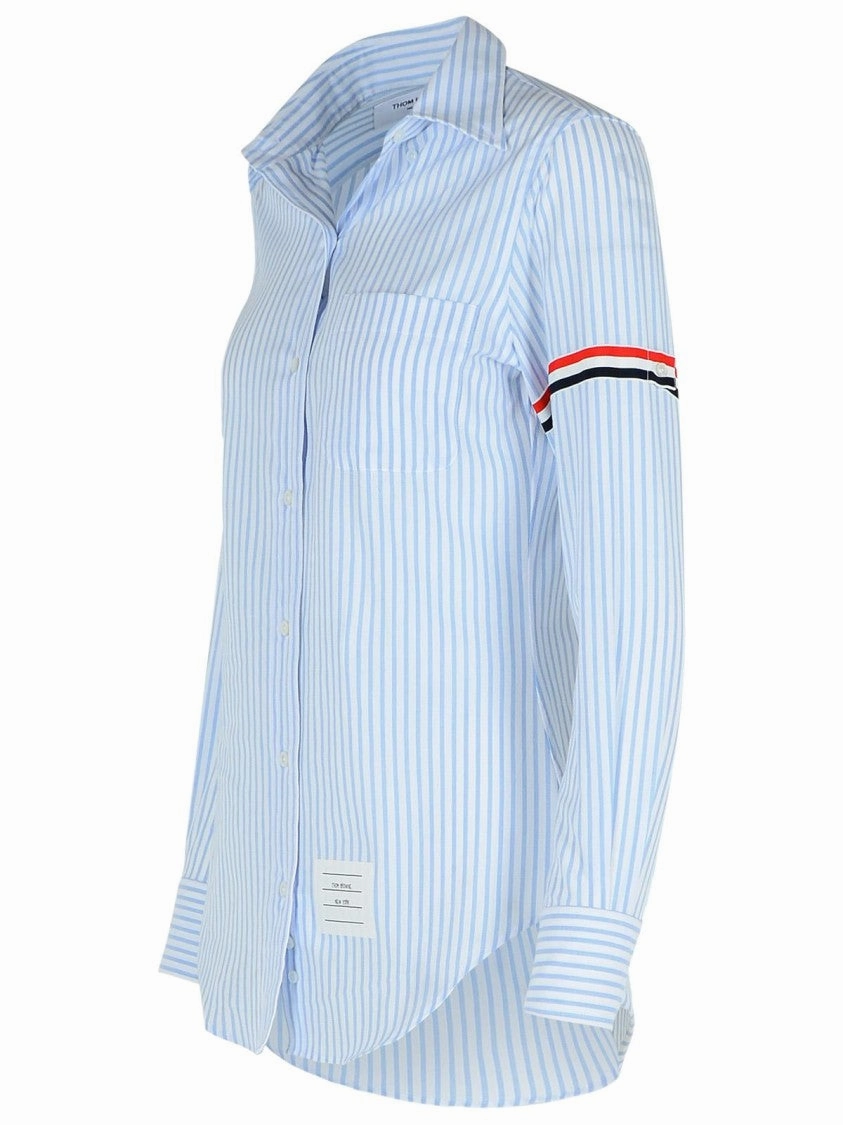 'Armband' Light Blue Cotton Shirt
