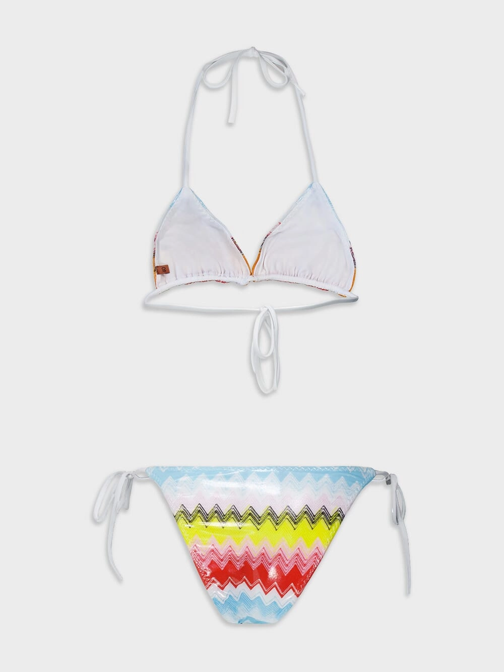 Abstract-Print Bikini Set