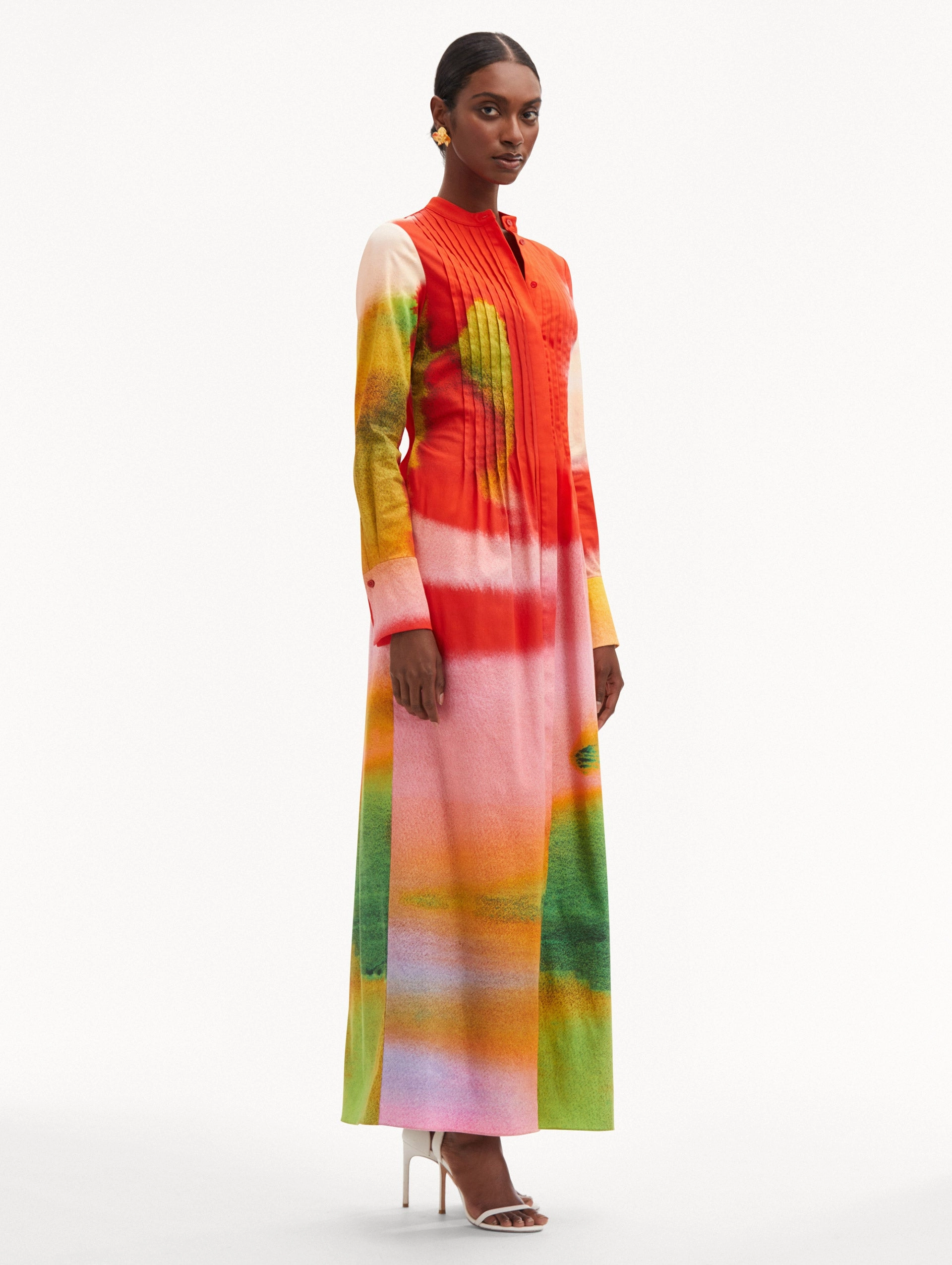 Abstract Watercolor Caftan