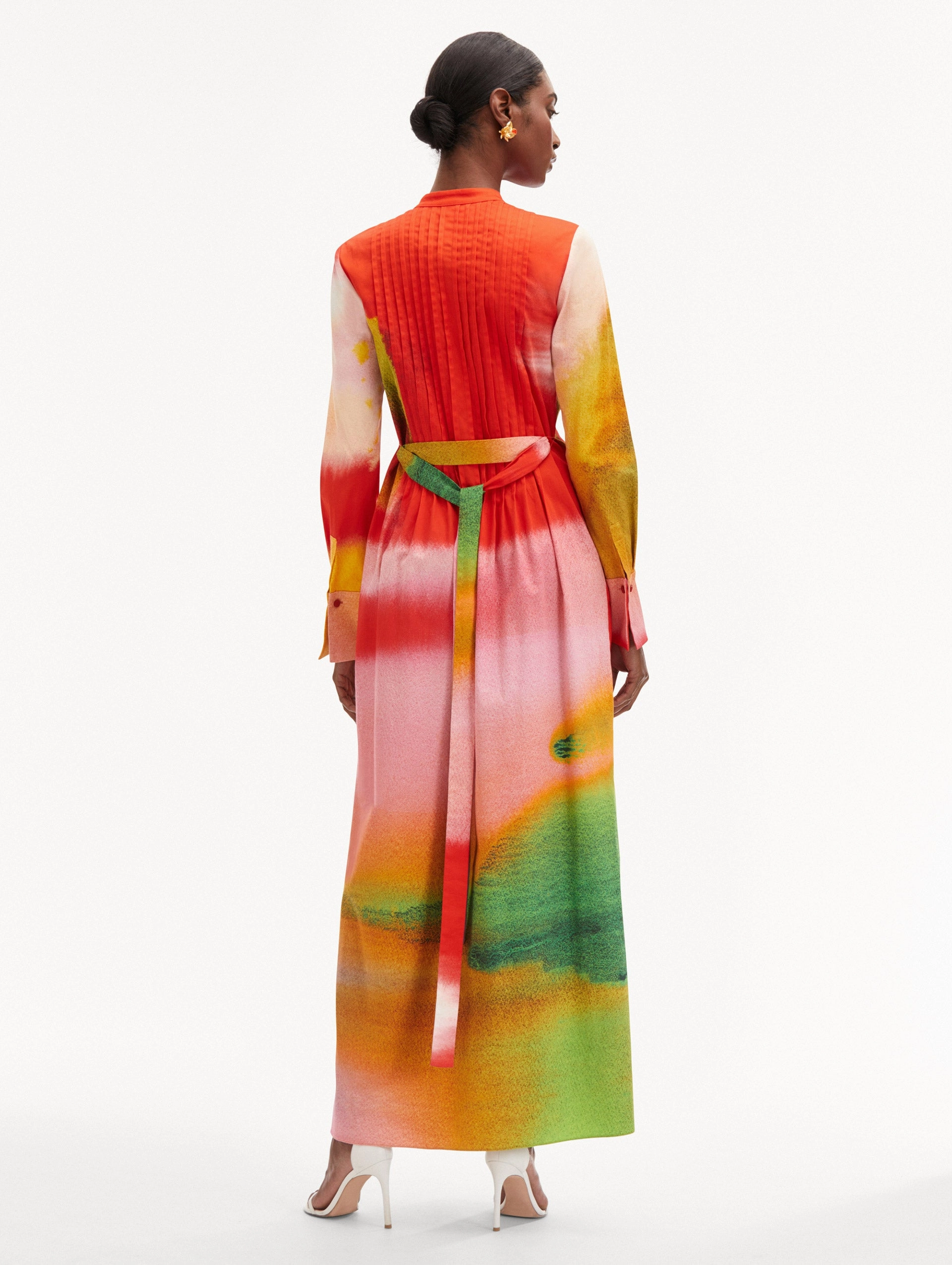 Abstract Watercolor Caftan