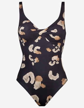 Abstraction Twist Front Swimsuit Maryan Mehlhorn - Maryan Mehlhorn dresses