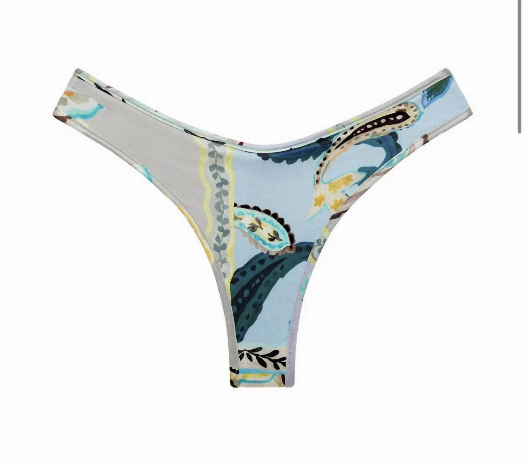 Added Coverage Lulu Bikini Bottom In St. Barths Floral