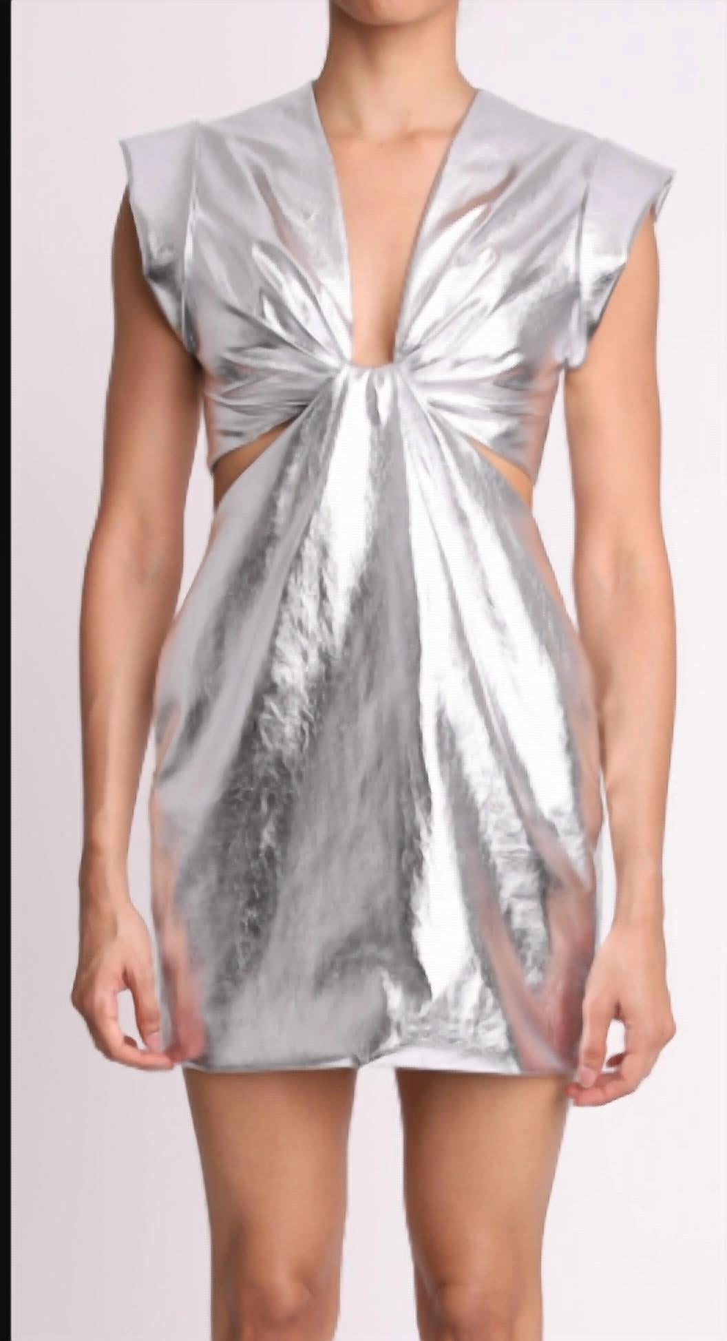 Adina Dress In Silver