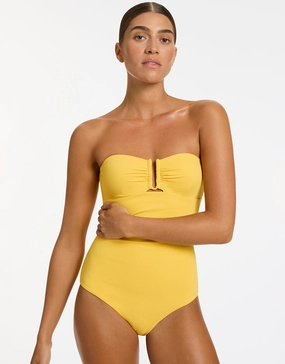 Alessia Bandeau Swimsuit - Sunflower Jets - Jets swimwear best price