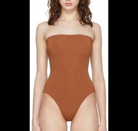 Alice Swimsuit In Chocolate Swim Womens - plunge bikinis sale