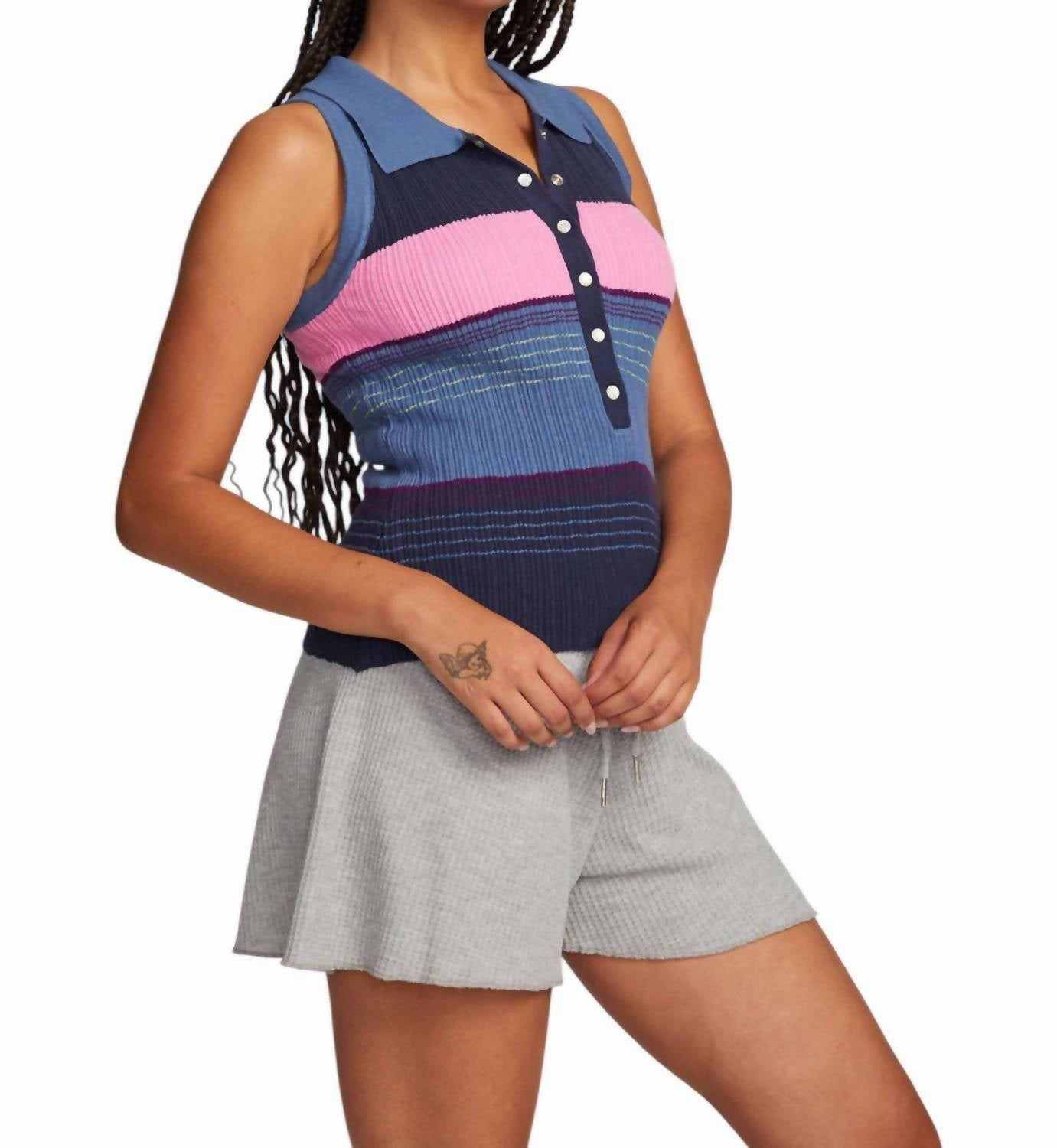 Alice Tank Top In Venice Stripe