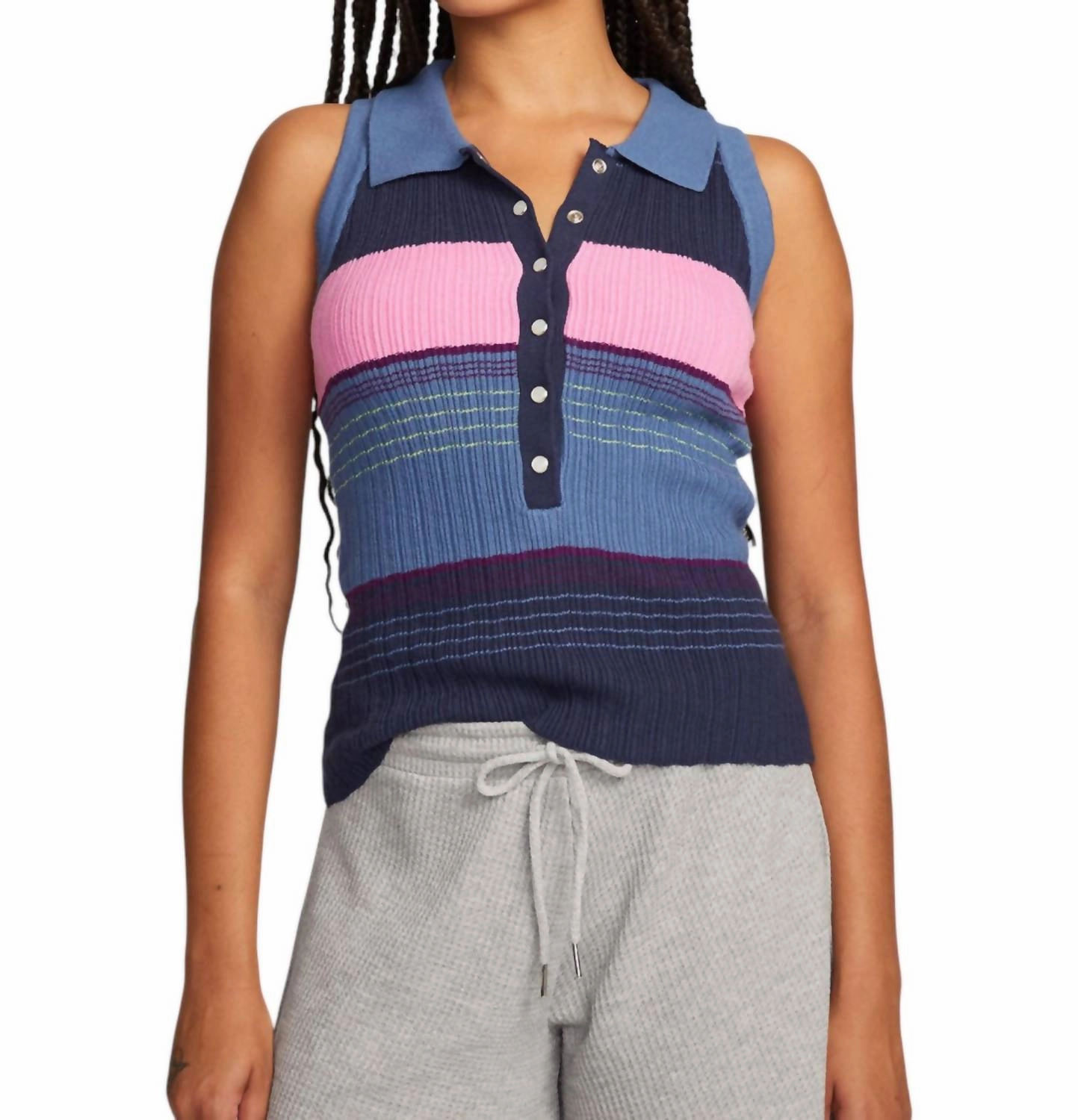 Alice Tank Top In Venice Stripe