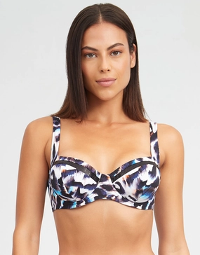 Alika Balcony Bikini Top - Animal Nuria Ferrer - Nuria Ferrer fashion sale