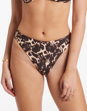 Allure High Legline Bikini Pant - Black Jets - Jets swimwear best price