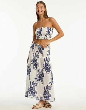 Aloha Beach Skirt - White Sea Level - Sea Level swimwear clearance