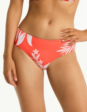 Aloha Mid Bikini Pant - Flame Sea Level - Sea Level swimwear clearance