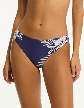 Aloha Regular Cheeky Bikini Pant - French Navy Sea Level - Sea Level swimwear clearance