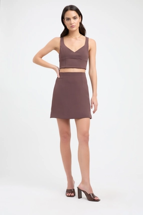 Alpha Split Mini Skirt womens jeans online discount