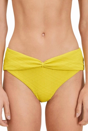 Amari Bikini Bottom In Pineapple Swim Womens - plunge bikinis sale
