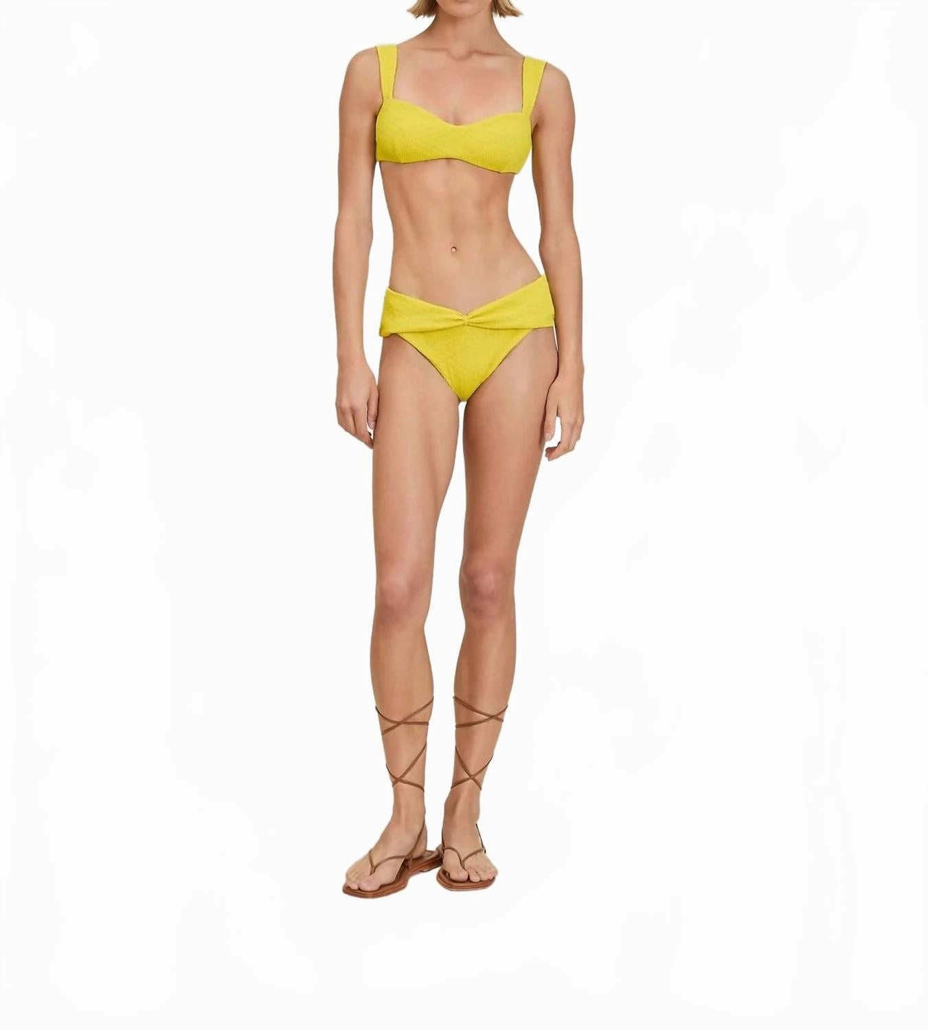Amari Bikini Bottom In Pineapple