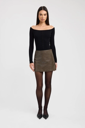 Andes Low Rise Mini Skirt womens jeans online discount