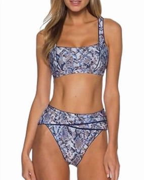 Animal Kingdom Bikini - Plus In Python Swim Womens - scoop neck swimsuits
