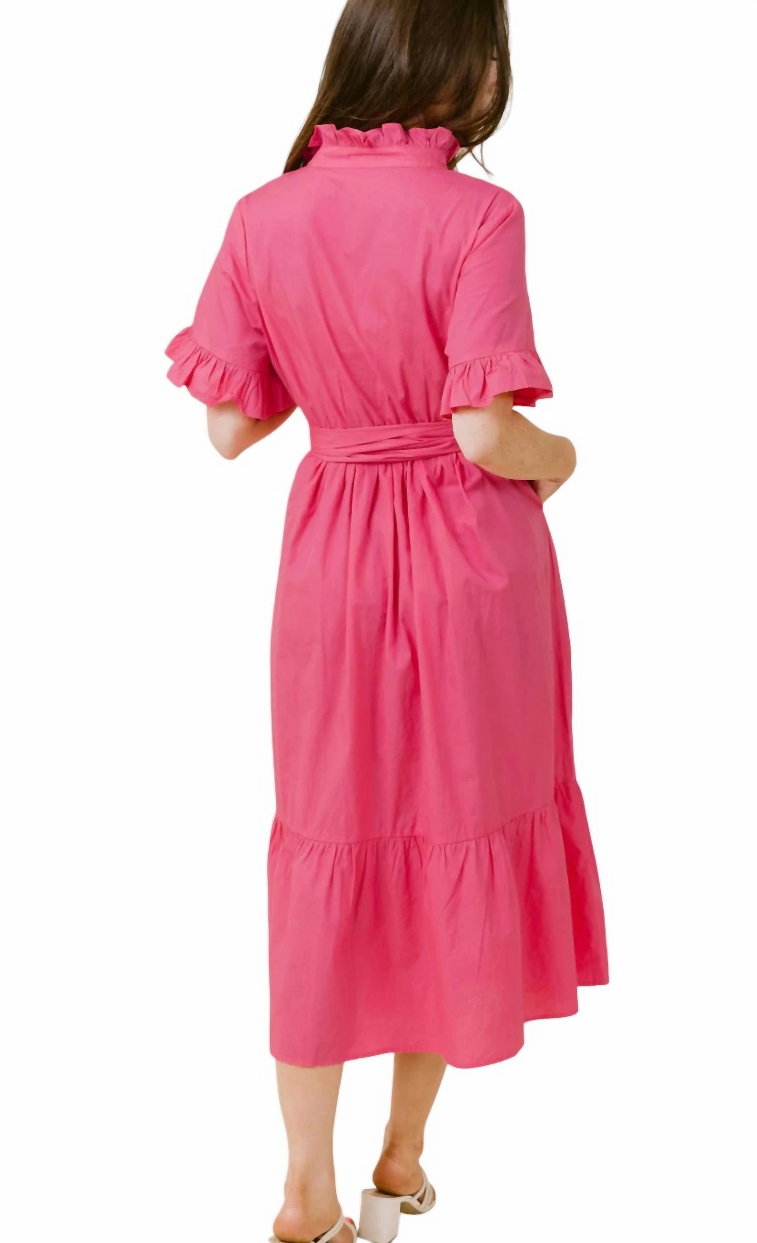 Anna Dress In Melon