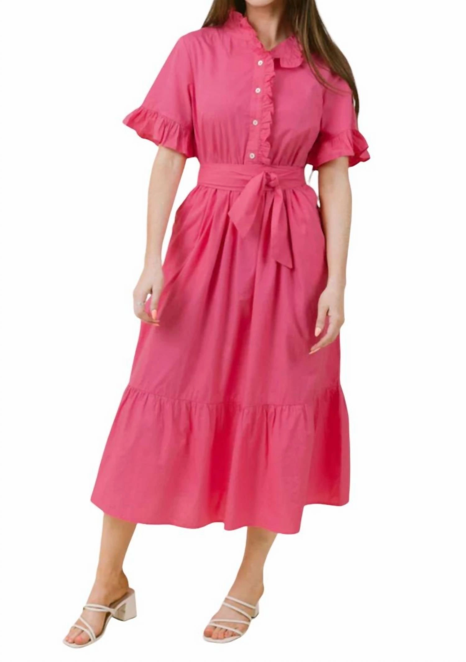 Anna Dress In Melon