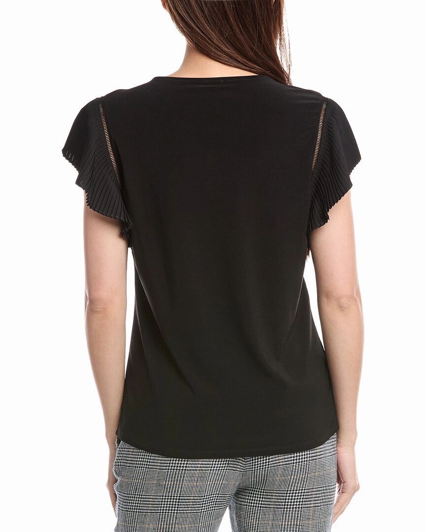 Anne Klein Pleated Flutter Sleeve Tank