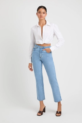 Anton Straight Jean womens jeans online discount