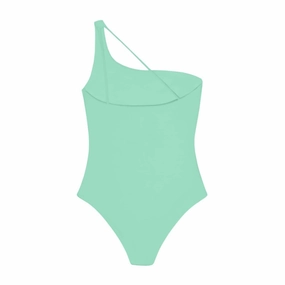 Apex One Piece Bathing Suit In Mint Swim Womens - plunge bikinis sale