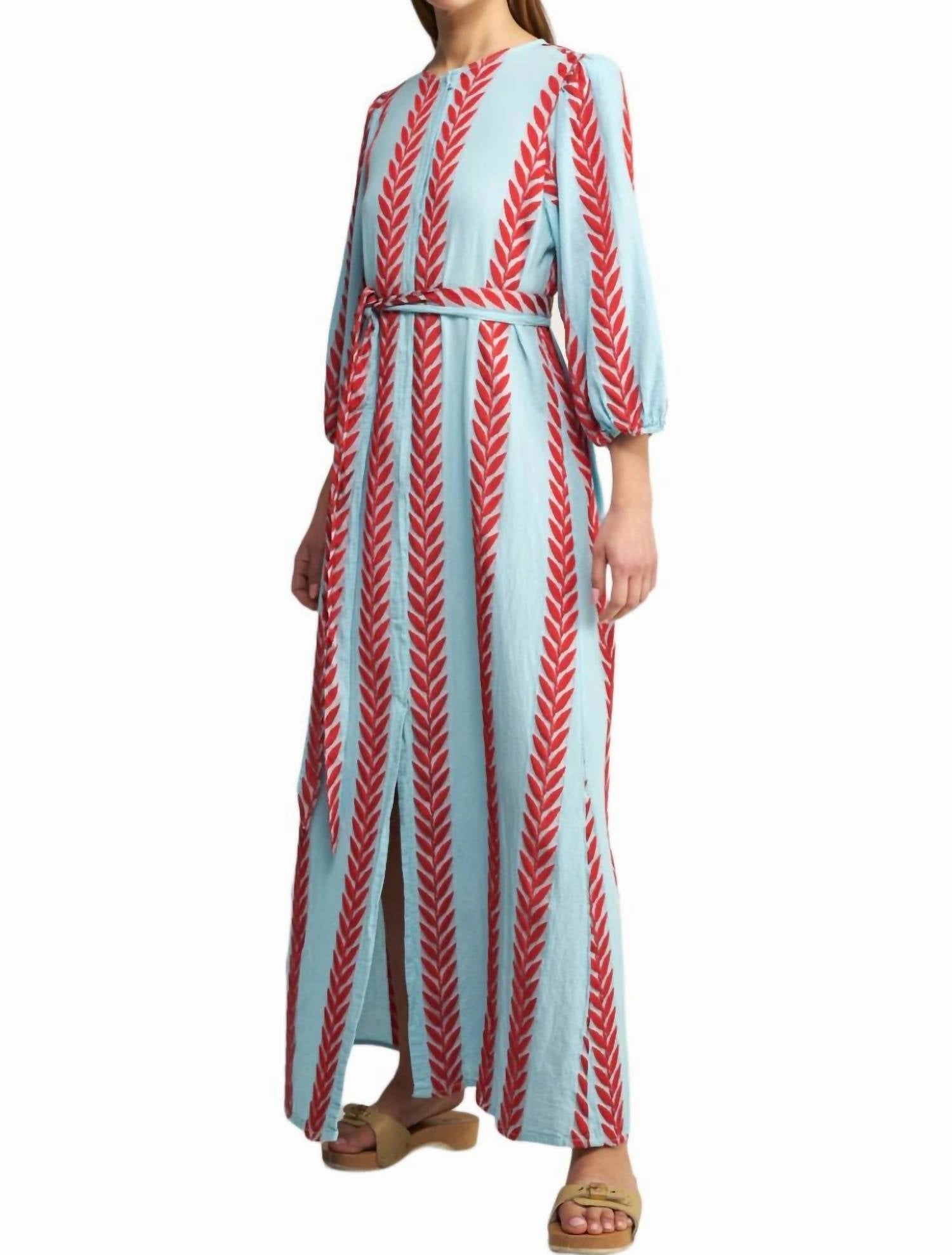 Aphrodite Maxi Dress In Blue