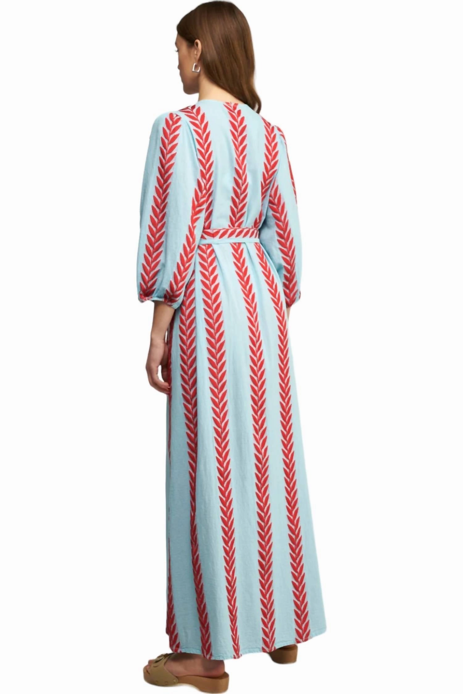 Aphrodite Maxi Dress In Blue