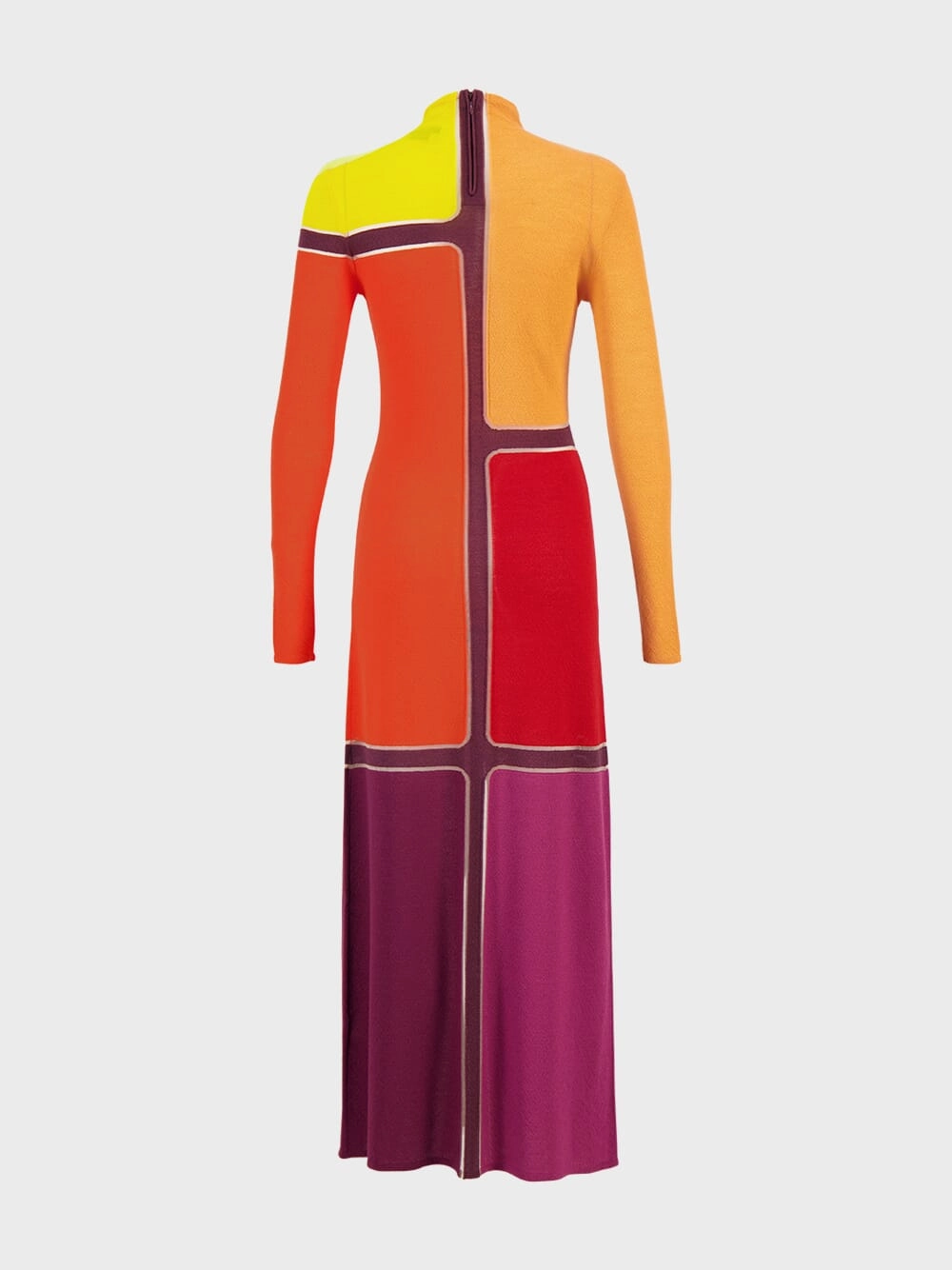 Apollonis Multi-Color Knit Maxi Dress