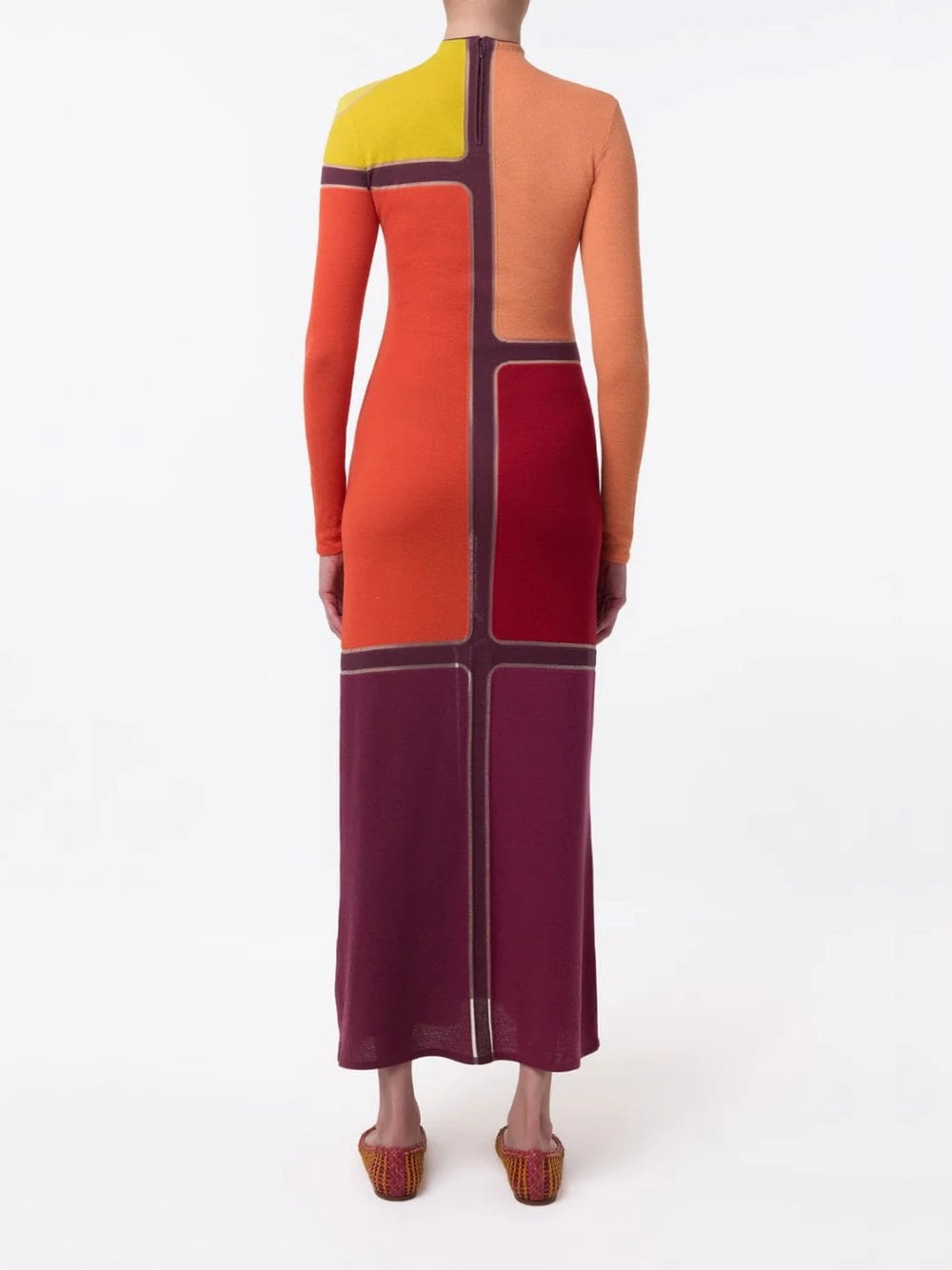 Apollonis Multi-Color Knit Maxi Dress