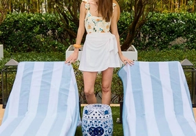Apres Skirt In White Swim Womens - reversible swimsuits