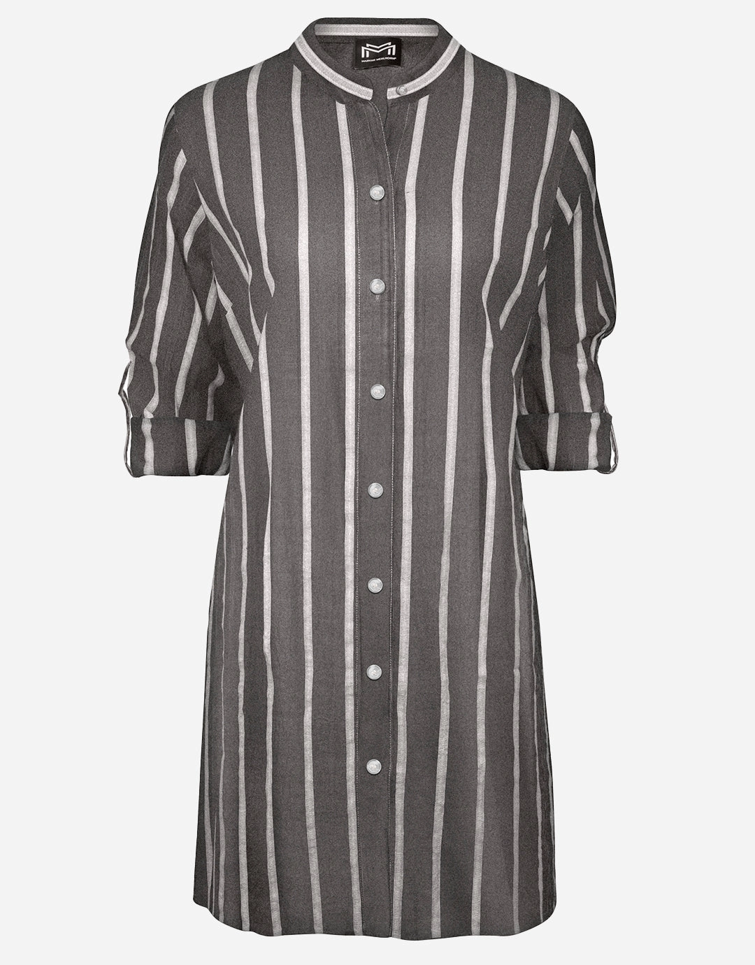 Argentum Beach Shirt - Zinc White Maryan Mehlhorn - Maryan Mehlhorn dresses