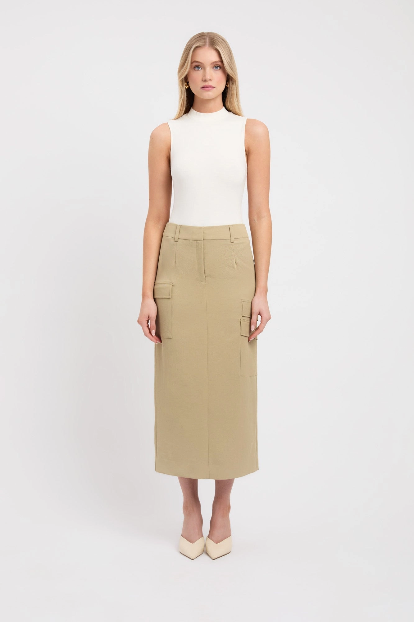 Ariel Cargo Midi Skirt womens leggings best offer