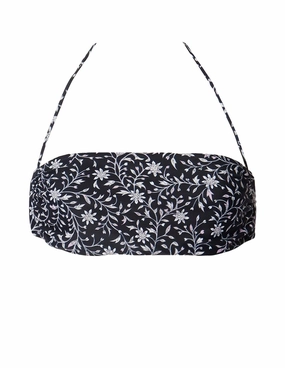 Arlo Bandeau Top In Night Blossom Swim Womens - tie-side bikinis