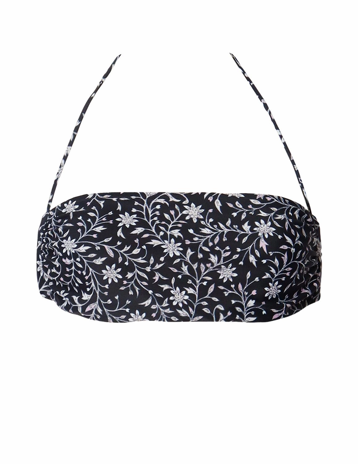 Arlo Bandeau Top In Night Blossom Swim Womens - tie-side bikinis