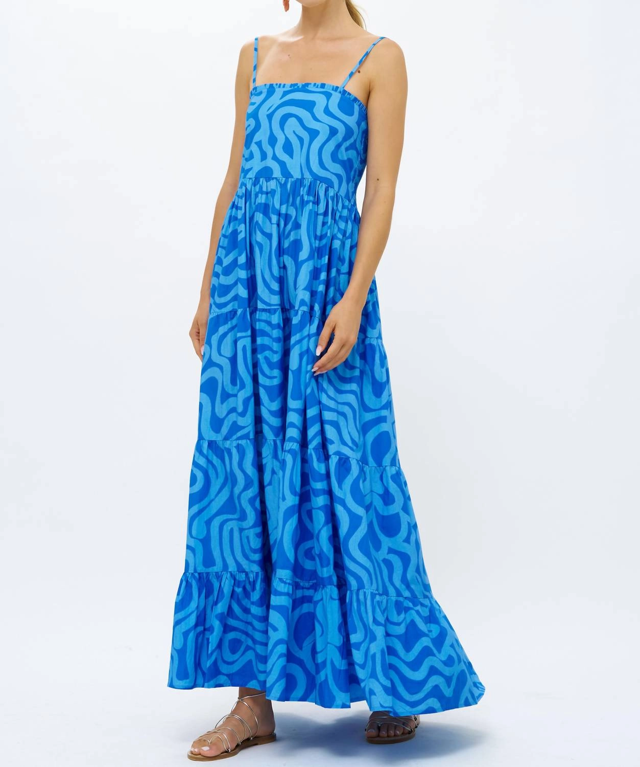 Ashbury Maxi Dress In Blue