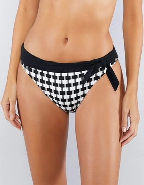 Audrey Bikini Pant - Black and White Nuria Ferrer - Nuria Ferrer fashion sale