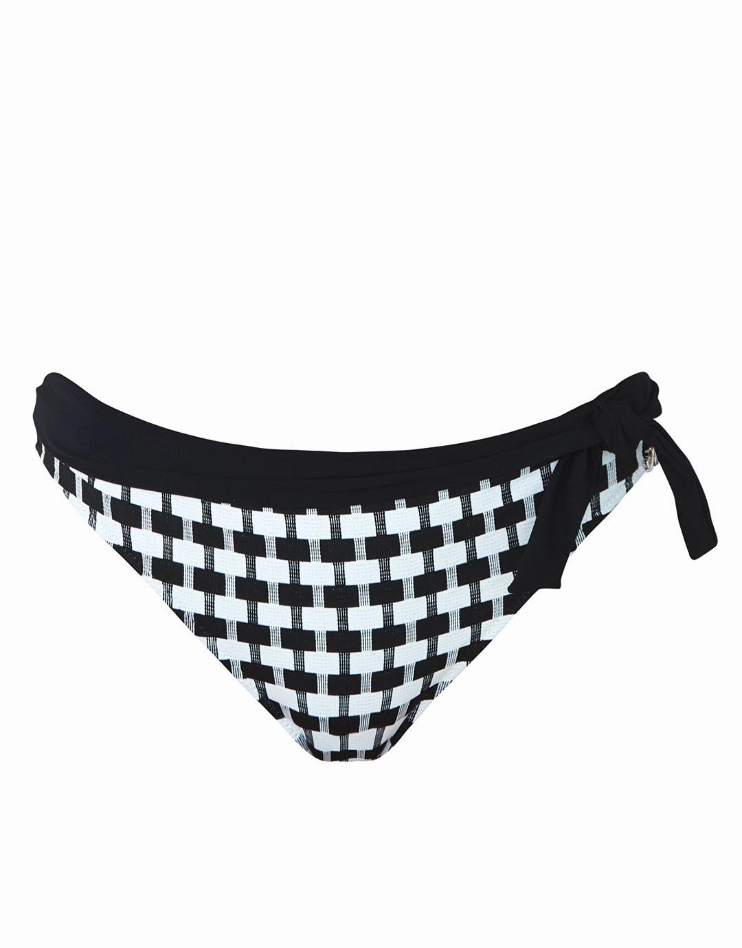 Audrey Bikini Pant - Black and White