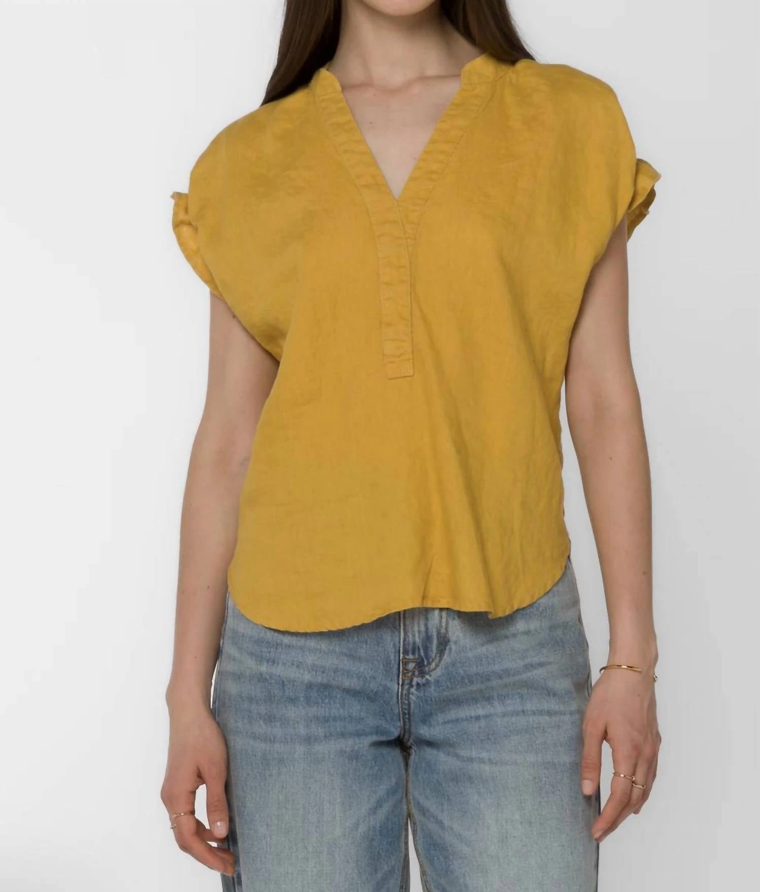 Avery Top In Honeycomb