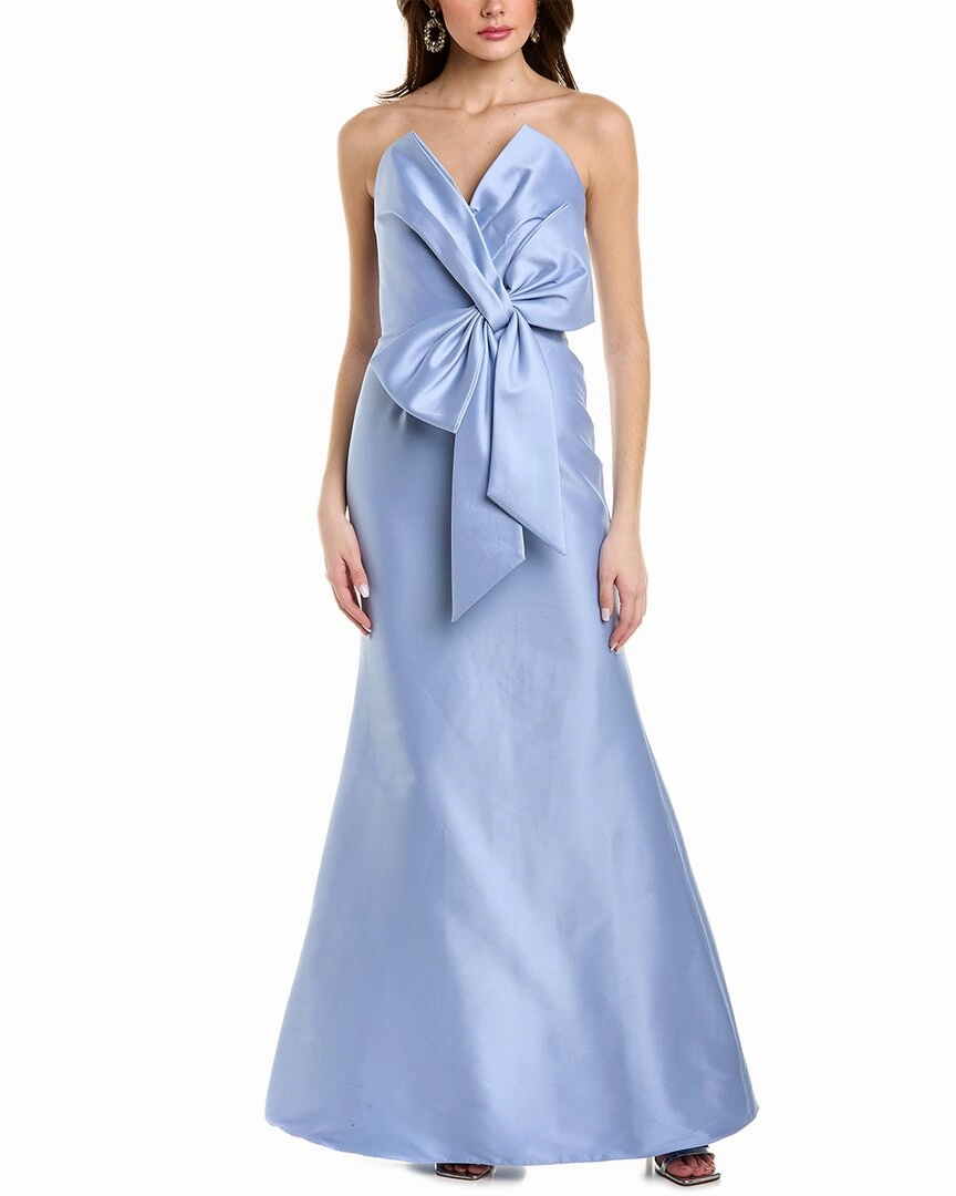 Badgley Mischka Bow Gown