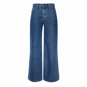 Barbour Womens Maisie Wide Leg Jeans Authentic womens pants flash sale