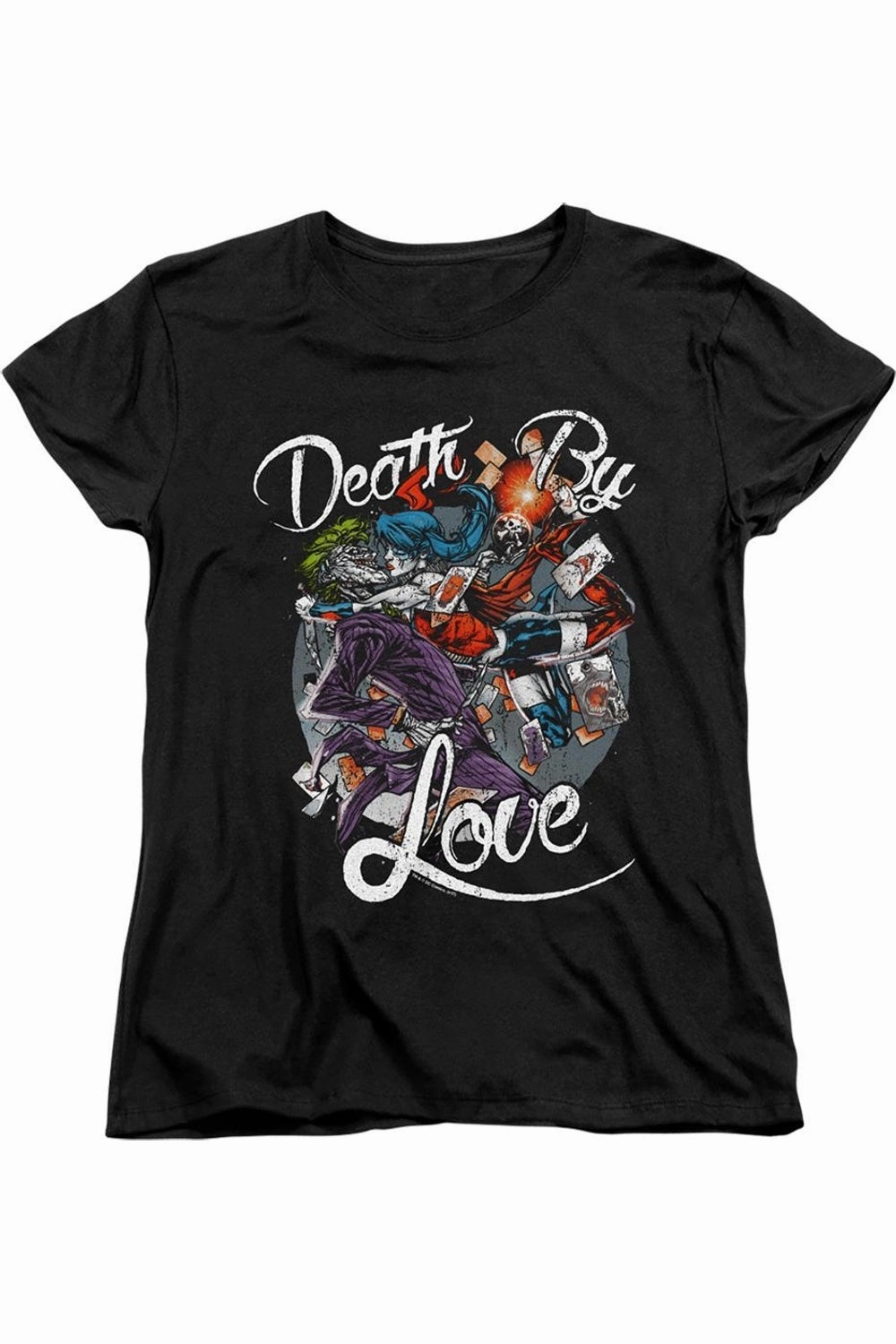 Batman Death By Love Short Sleeve Womens Tee / T-Shirt