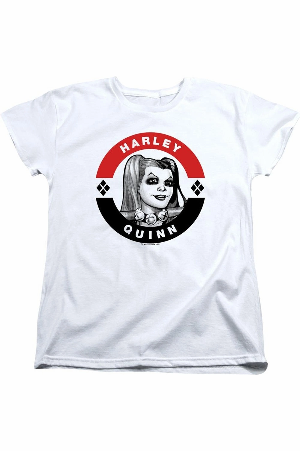 Batman Harley President Circle Short Sleeve Womens Tee / T-Shirt