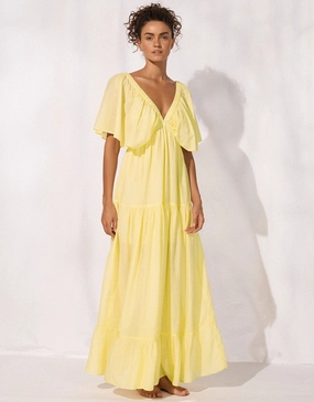 Beach Dress - Celestial Yellow Watercult - Watercult swimsuits sale