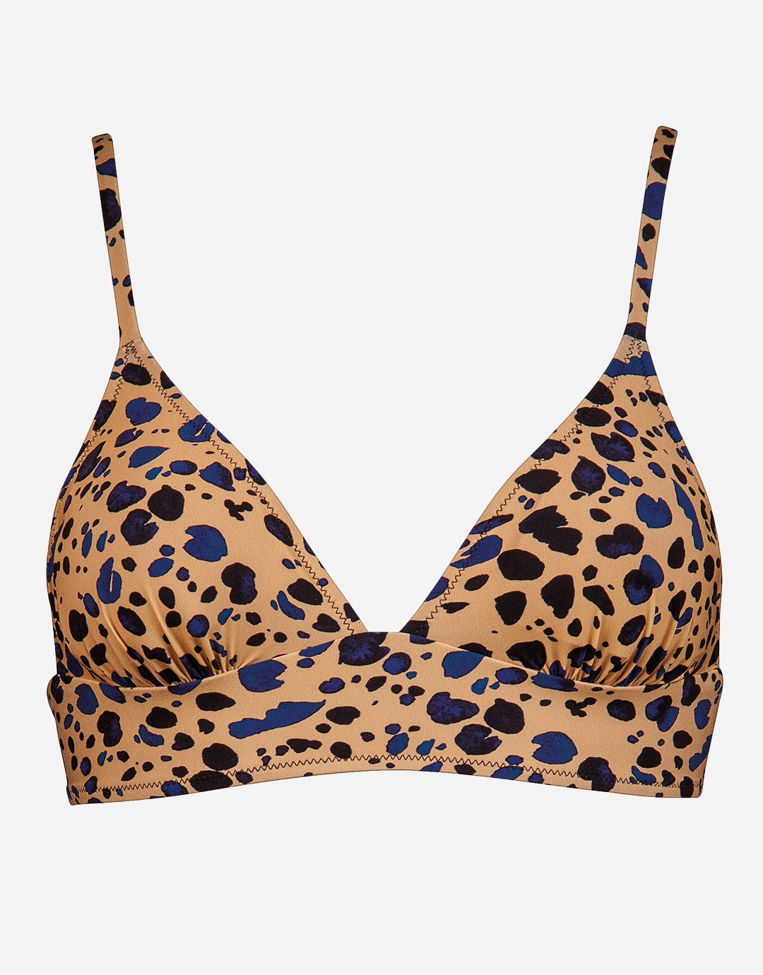Beach Pebbles Bralette Bikini Top - Black Sandstone Watercult - Watercult swimsuits sale
