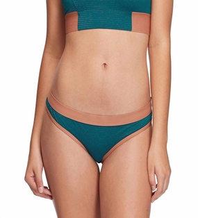 Bedarra Banded Hipster Bottom In Rainforest Swim Womens - mesh swimwear sale