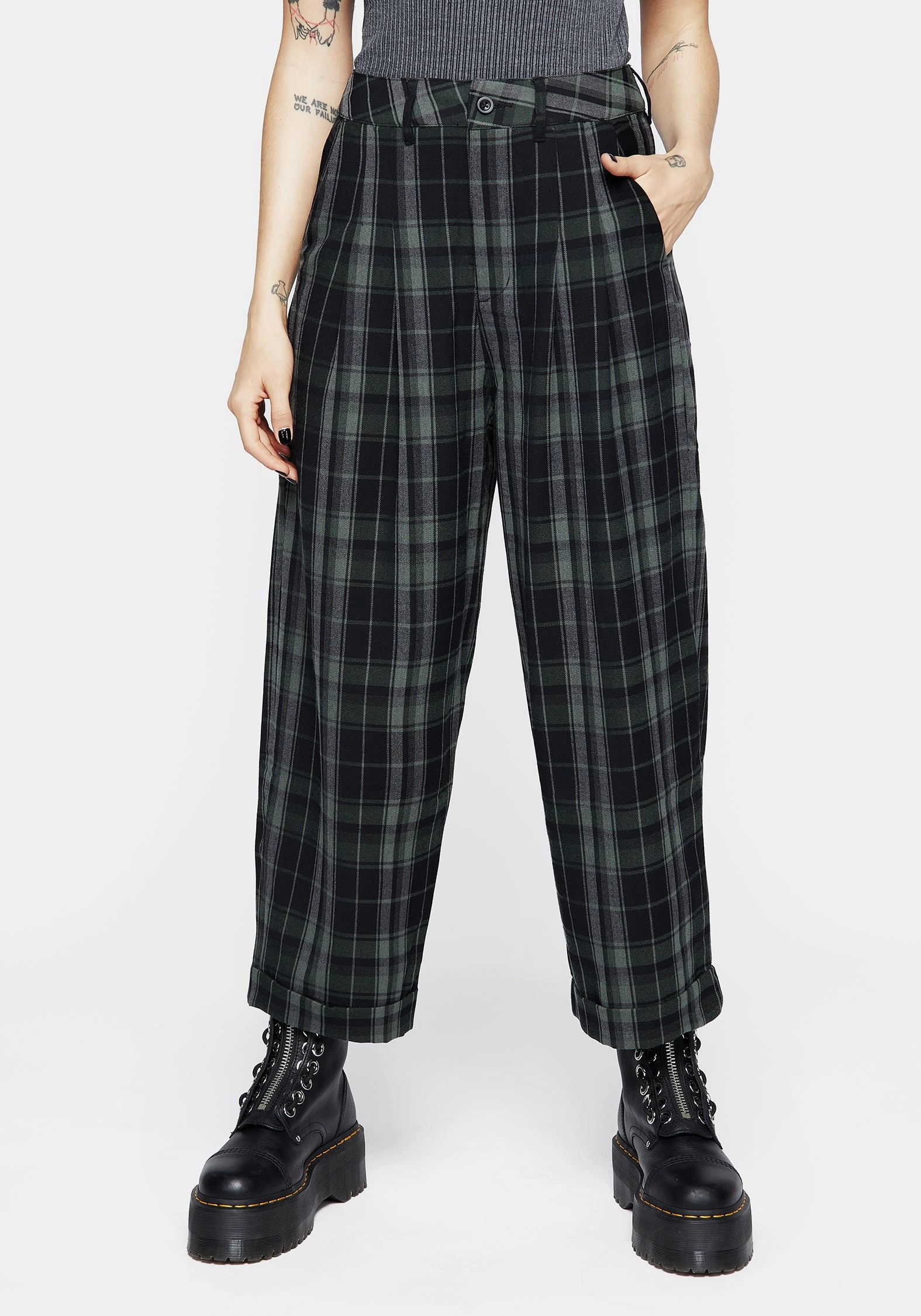 Bittersweet Check Pants Bottoms Womens - women's jeans sale