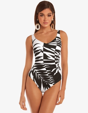 Black and White Soft Cup Swimsuit Roidal - Roidal activewear best price