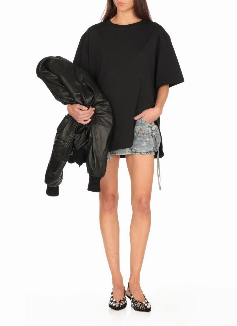 Black Cotton T-Shirt