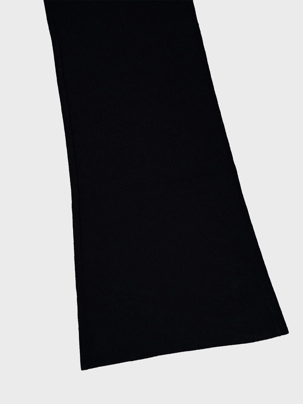 Black Florie Jersey Bootcut Trousers